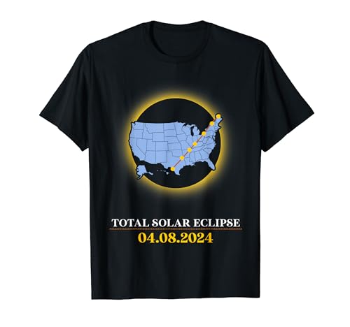 America Totality Spring 4/8/24 Total Solar Eclipse 2024 Camiseta
