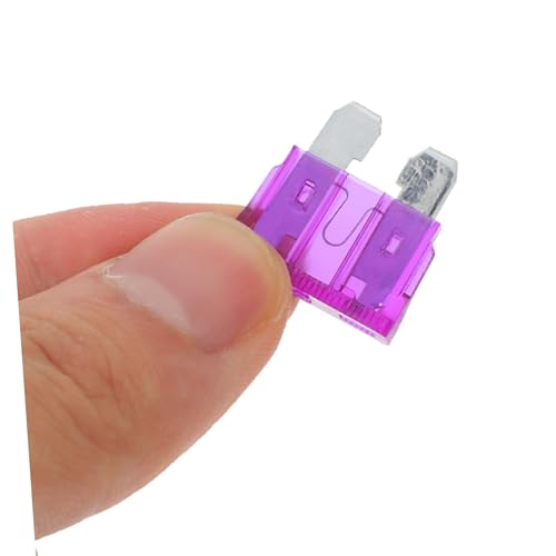 NUOBESTY 100 fusibles tipo cuchilla para autos, camiones y motocicletas, reemplazo automotriz miniatura 5