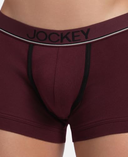 Image of Jockey 8015 Men Super Combed Cotton Solid Trunk (Pack of 2)