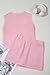 Fashionable Summer 2-Piece Dress Set: Sleeveless Tank and Split Skirt in Soft Pink | (US 8-10) M