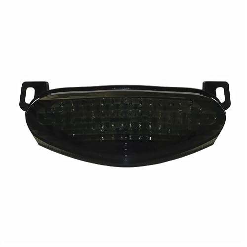 LOTFI Ajuste for Kawasaki Ninja 650R ER6N ER6F ER-6N ER-6F 2009 2010 2011 luz trasera freno intermitentes luz LED integrada (Size : Smoke Lens)