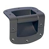 Material: Stahl Boxengriff Stahl mit 12 mm Radiusl - schwarz