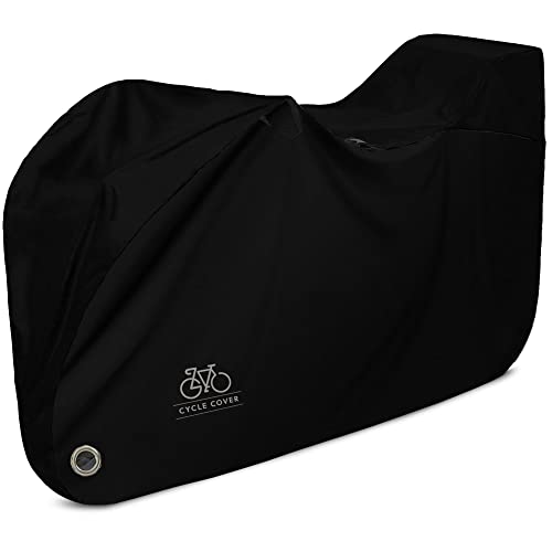 PYKES PEAK ( パイクスピーク ) 自転車カバー サイクル カバー 防犯 防水 防塵 厚手 雨よけ ロックホール / 収納袋 付 UVカット チャイルドシート 対応 【High / BLACK】