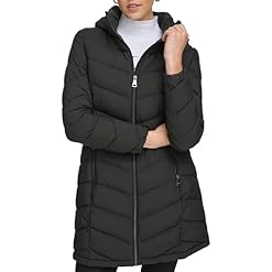Calvin Klein Damen Light-weight Hooded Puffer Jacket Daunenmantel (1er Pack)