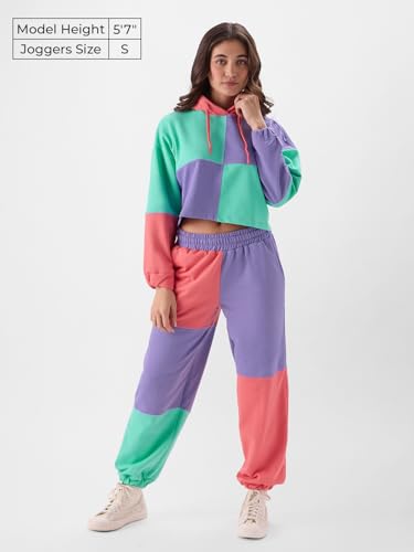 Image of The Souled Store Orchid Sorbet Joggers Women Easy Joggers