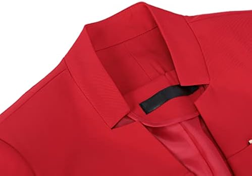Yynuda Womens 2-delige Slim Fit Blazer Flared Pants Office