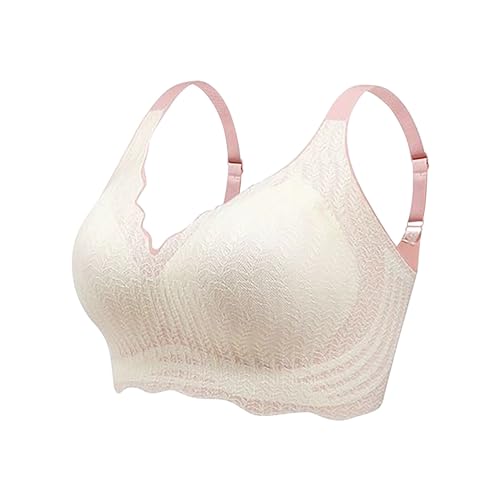 Sujetador de gel de gelatina moldeador para todo el día, delicado sujetador moldeador de gelatina para todo el día, cuidado suave para las mujeres Mi pedido, Color: rosa., XXXL