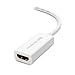 Cable Matters Mini DisplayPort to HDMI Adapter (Mini DP to HDMI) in White - Thunderbolt and Thunderbolt 2 Port Compatible