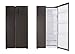 Produktbild Side by Side Kühlschrank Gefrierkombi 505 L No Frost Black Steel 178 cm Respekta