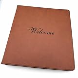 Welcome Binder for Vacation Home Cabin Visitors Guide Book Folder for Instructions and House Rules Short Term Rental