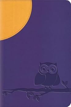 Imitation Leather Compact Bible-ESV-Moonlight Owl Book