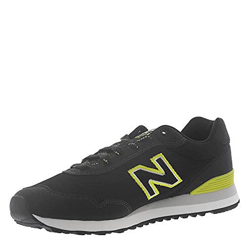 Image of New Balance Men's 515 V3 Sneaker, Black /Sulphur Yellow, 14 Wide