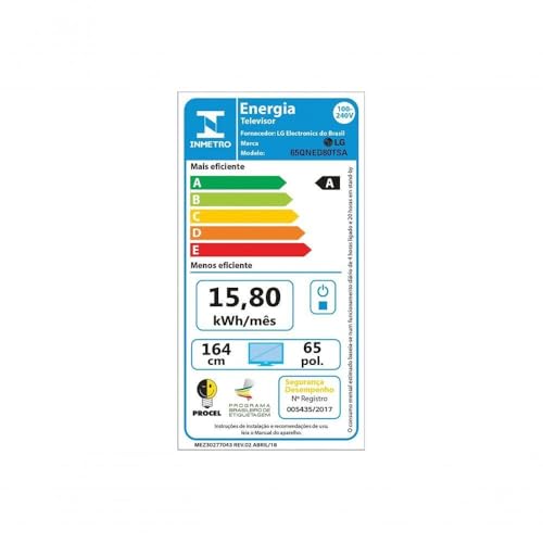 TV LG 65" Smart QNED 4K UHD 65QNED80TSA - Imagem 9