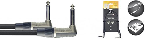 Patchkabel 6,3mm Winkelklinkenstecker 6,3mm Winkelklinkenstecker, 0,30 Meter