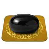 Pierre Tourmaline Noire Naturelle Polie 2 3 cm Qualité Premium | Protection, Ancrage et Sérénité | Fleur de Vie incluse | Guide Pratique & Méditation Offerts | Cadeau Zen Bien être | 1 unité