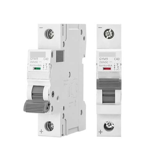 Disjoncteur DC MCB 6KA avec coupure 250V pour courant continu 63A