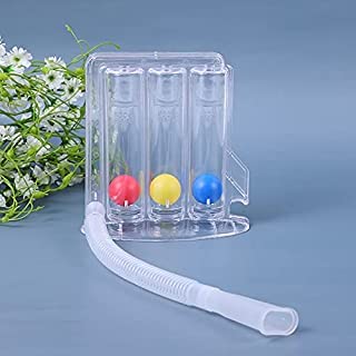 AMULAKH Breathing Exercise Measurement System/Washable and hygienic/3 Balls Incentive Spirometer/Respirometer/Hygienic Washable & Portable Respiratory Exerciser Spirometer