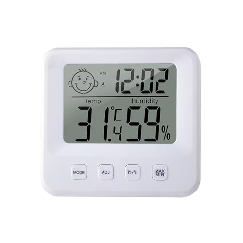 ミニデジタル LCD 屋内便利な温度センサー湿度計温度計湿度計ゲージ(No Backlight)