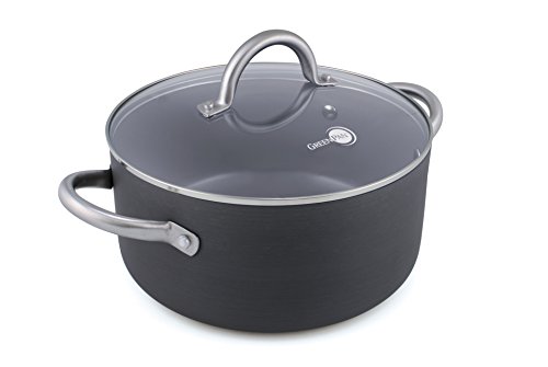 GreenPan Lima 5 Quart Hard Anodized Non-Stick Ceramic Covered Casserole - CW0004158