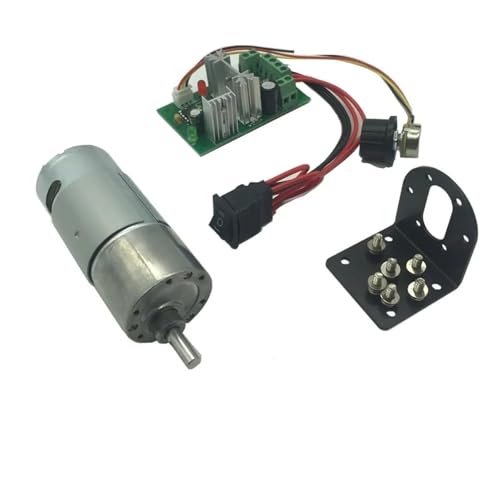 Moteur à engrenages 12V JGB37-550 inversible couple élevé 53RPM - 4