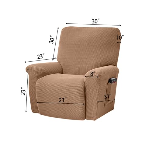 Funda de sillón de masaje elástica KHBUAB reutilizable que decora el salón 3