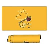 スヌーピー ウッドストック マウスパッド おしゃれ 大型オフィス ゲーミングマウスパッド 人気 キーボードパッド 防水 デスクマット 滑り止め かわいい キャラクター グッズ 40*75