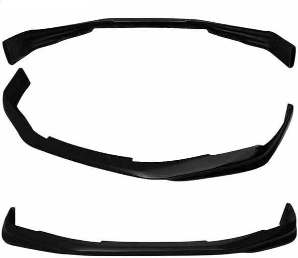 Primed Bumper Lip Compatible with 2013 2014 2015 Hon.da Civic DX EX-L HF LX Sedan 4DR Front Lower Bumper Lip Spoiler