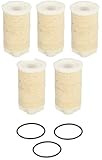  Filzfiltereinsatz 50 µm mit Sieb, Heizölfilter 5, 10 oder 25 Stk. inkl. O-Ringe (5 Stck. inkl. 3x O-Ring)