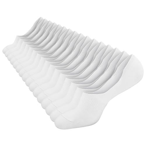 CHARMKING 8 Pairs Women Invisible No Show Socks Triple-reinforced slip resistance All-Day Breathable & Moisture Wicking