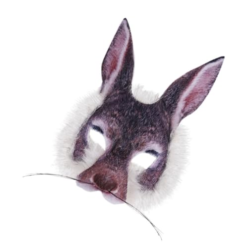 COLLBATH 1pc Unique Animal Half-mask Prop for Parties Festivals and Cosplay Comfortable Lightweight Design Creative Costume Face Mask for Halloween Celebrations