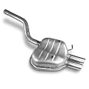 BESTPRICE 1x Endschalldämpfer Kompatibel mit SKODA OCTAVIA 2 (1Z3), OCTAVIA 2 Kombi (1Z5), VW GOLF 5 Variant (1K5), GOLF 6 Variant (AJ5), JETTA III (1K2)