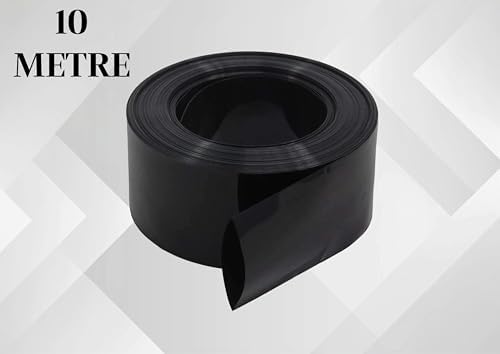 PVC Isı ile Daralan Manşon, Siyah Renk, 10mm Çap, 10 Metre Uzunluk, Elektrik Kablosu Yalıtımı için - Görsel 4