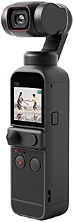 DJI Pocket 2 - Handheld 3-Axis Gimbal Stabilizer with 4K Camera, 1/1.7" CMOS, 64MP Photo, Face Tracking, YouTube, TikTok, Vlog, Portable Video Camera for Android and iPhone, Black