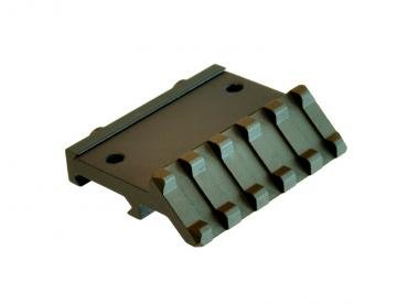 Low Profile Tactical Picatinny/Weaver 45 Degree Angle Mount, 2.16