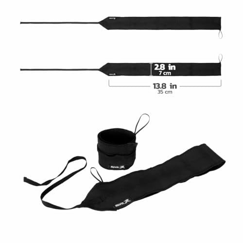 Munhequeira de Tecido para Levantamento de Peso Muvin - Musculação - Exercício Funcional - Alça para