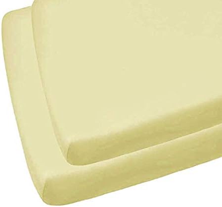 Cot Bed Easycare Fitted Sheets 2 Pack - 70 x 140CM - White