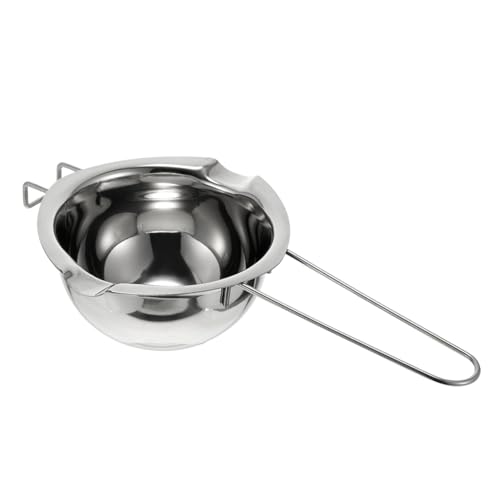 Cabilock 1 Set Stainless Steel Chocolate Melting Pot Practical Double Boiler for Melting Chocolate Candy Butter and Cheese Portable Lightweight Design for Easy Handling