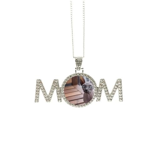Cadeau fête des mères collier photo chat grandes oreilles M