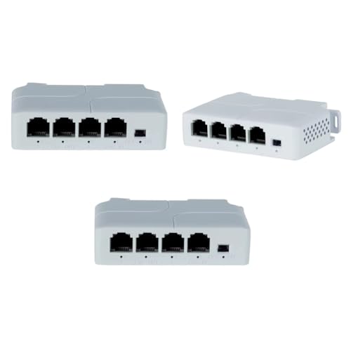Extenseur PoE 4 ports cascade prolonge le signal réseau de vos caméras IP
