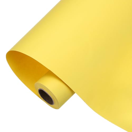 Rollo de papel de manualidades amarillo brillante para avivar la creatividad