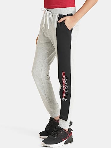 Image of Urbano Juniors Boy's Regular Fit Cotton Jogger Track Pants Stretch