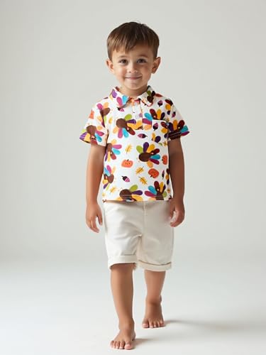 Image of Unique Baby Short Sleeve Collared Boys Polo Shirt, Toddler Kids Polo Shirts