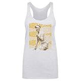 500 LEVEL Barbora Krejcikova Psychedelic Name Women's Tank Top (Tri Ash, Medium)