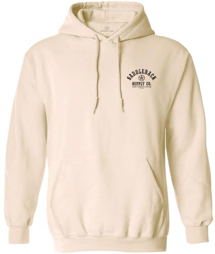 Saddleback Supply Men's The Lone Star Logo Pullover Hoodies2
