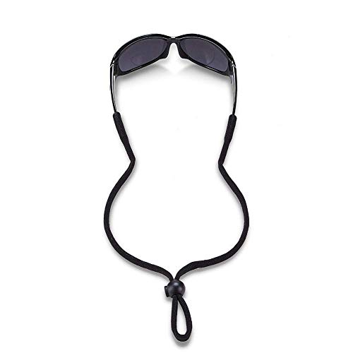 Shinkoda Adjustable Sports Glasses Straps, Sunglass Retainer Cords, Eyeglass Holder Strap Sunglasses Lanyard For Men Women And Kids - Pack Of 2, Black #TOP3