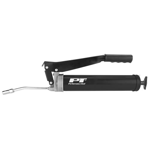 Image of Performance Tool W54296 Heavy Duty Lever Action Grease Gun with Dual Piston Design and 10,000 PSI Operating Pressure for Efficient Lubrication