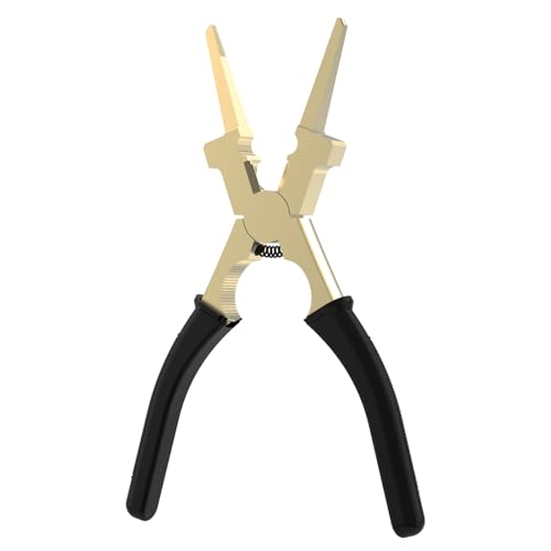 YESWELDER 8" MIG Welding Pliers, Anti-Rust and Durable High-Carbon Steel, Black&Golden All-In-One Multifunctional MIG Pliers for Professional Welding
