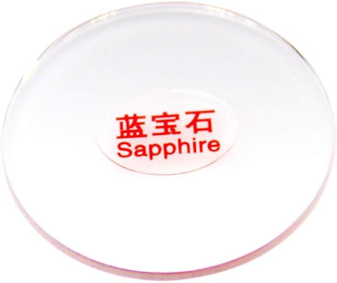 Doppelt gewölbtes Saphirglas, 1,5 mm, klares Uhrenglas, Ersatzglas für Uhren mit 20–44 mm Durchmesser (28mm)