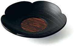 TOKYO MATCHA SELECTION - Oshima : Umegata Chataku Tea Saucer Set of 5 pcs. - Japan Lacquareware Yamanaka [Standard ship by Int'l e-packet: with Tracking & Insurance]