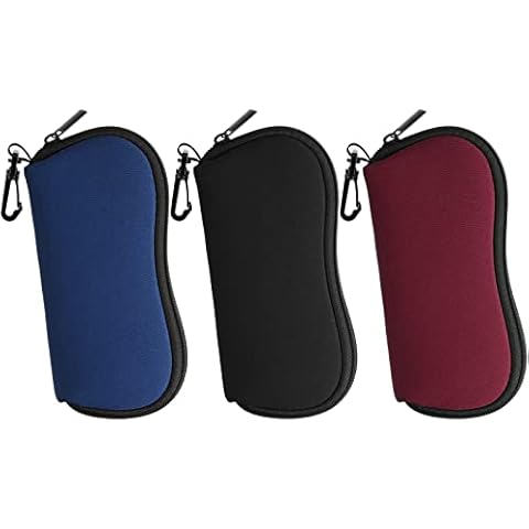 Flutesan 3-Piece Soft Glasses Case with Clip Cover